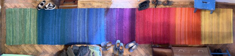 Sheep's wool rug